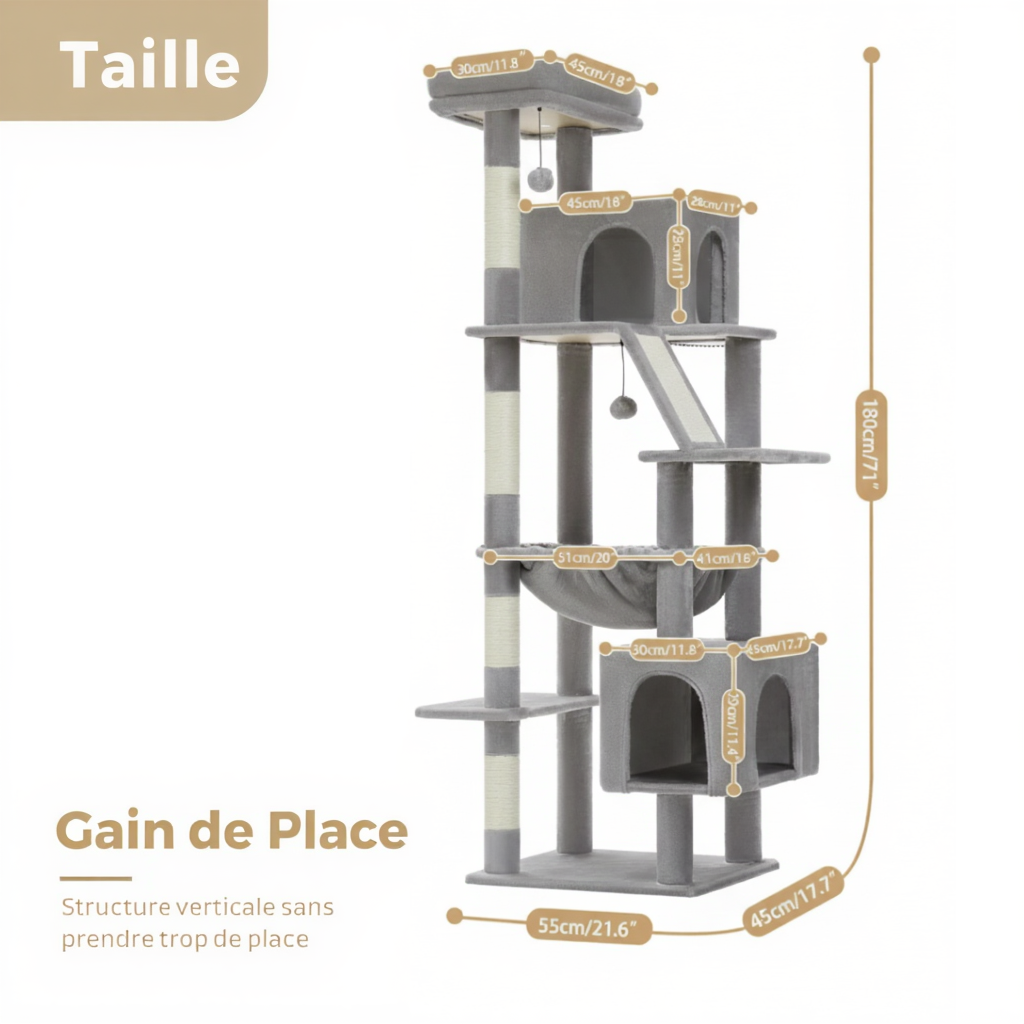 Arbre à chat : La Tour Royale 180