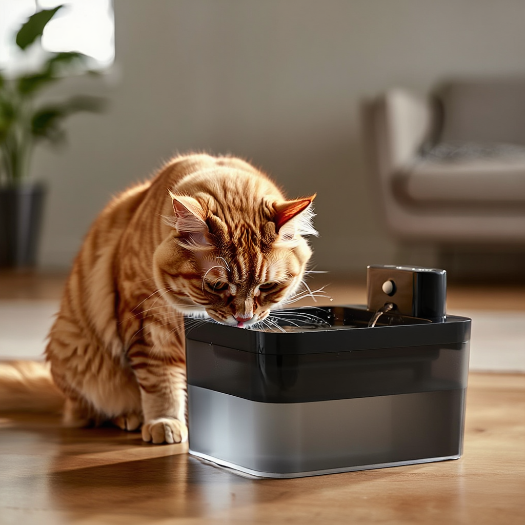 Fontaine à eau Chat : L'Hydratation Clear-View