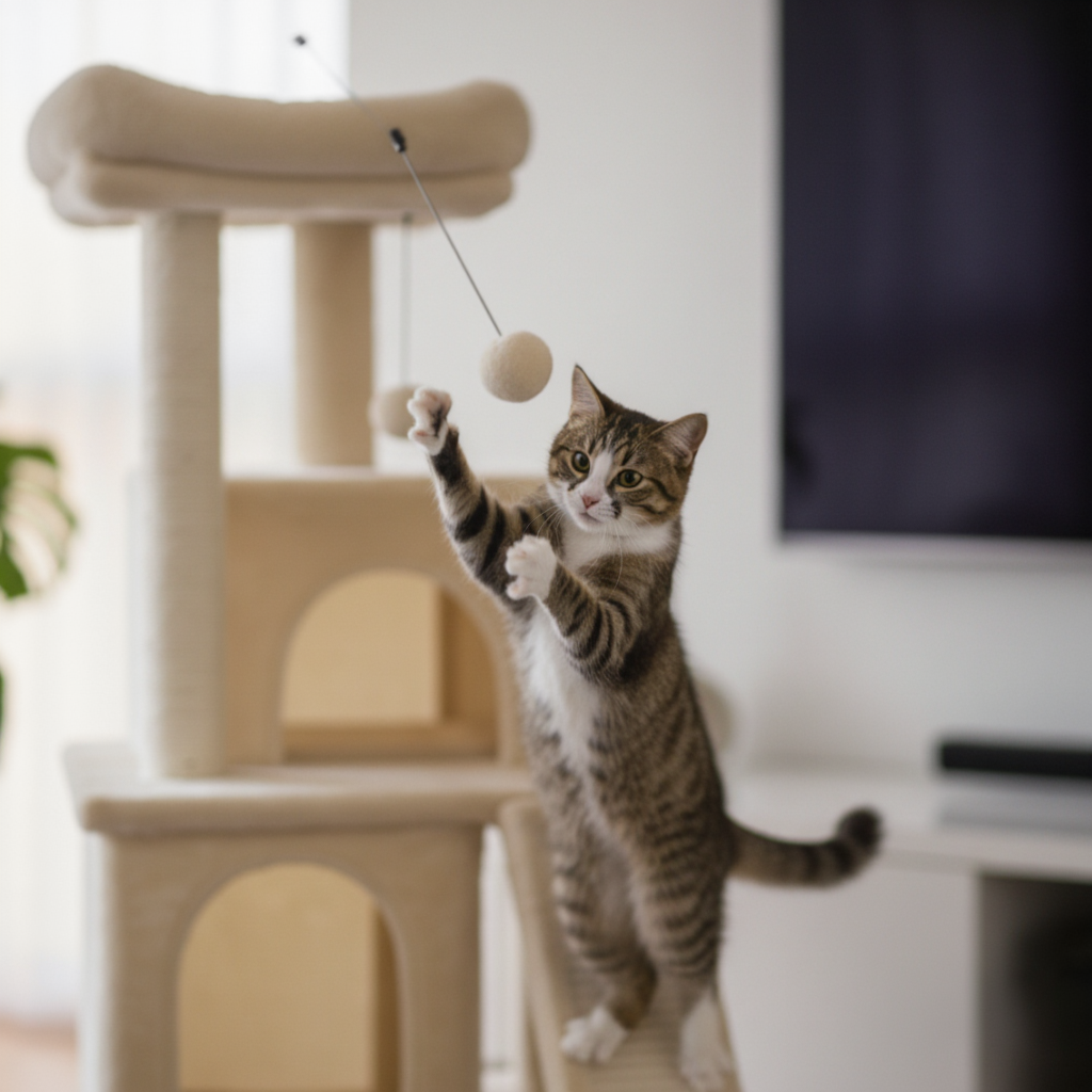 Arbre à chat : Le Duplex Félin