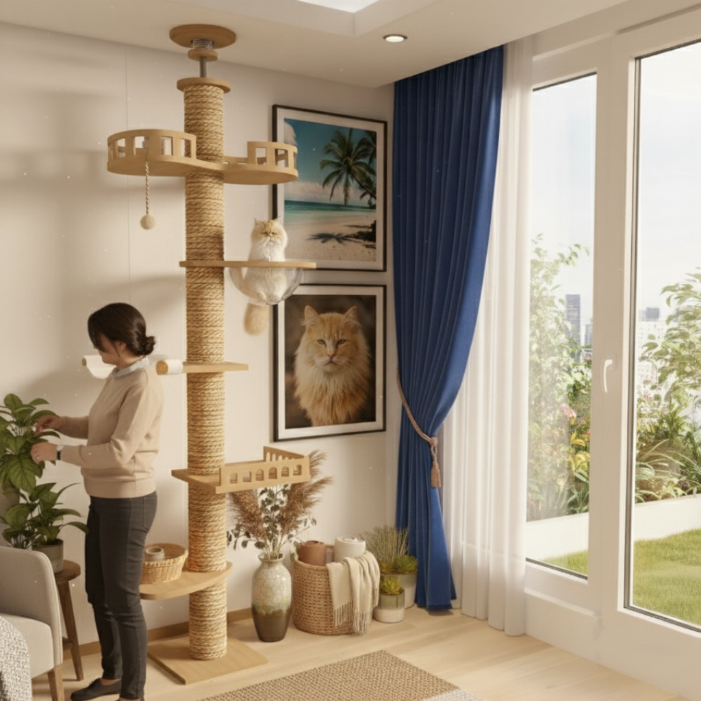 Arbre à chat : L'Arbre Pilier "Skyview"