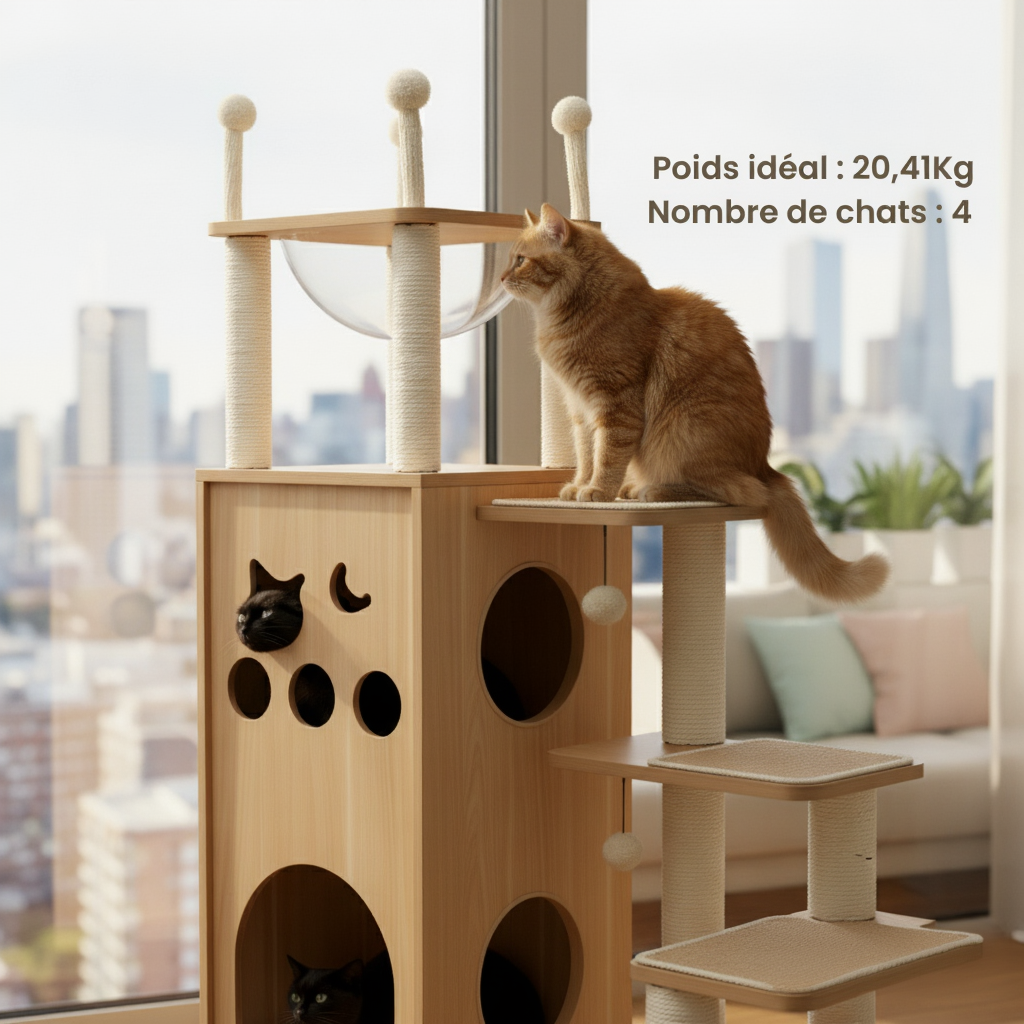 Arbre à chat : L'Arbre Bibliothèque