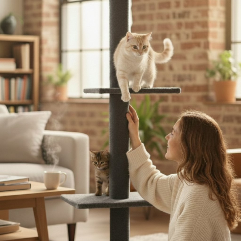 Arbre à chat : La Tour Télescopique XXL