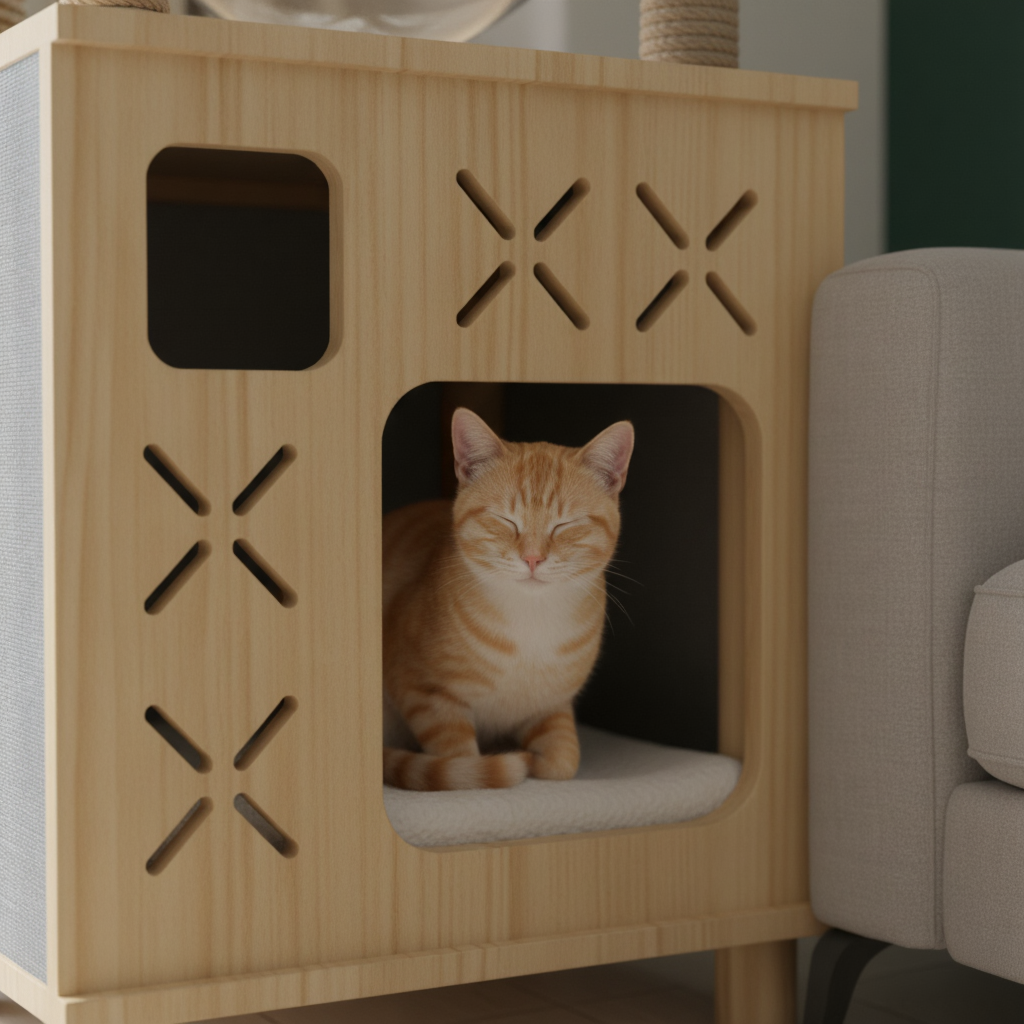 Arbre à chat : L'Abri Cocoon