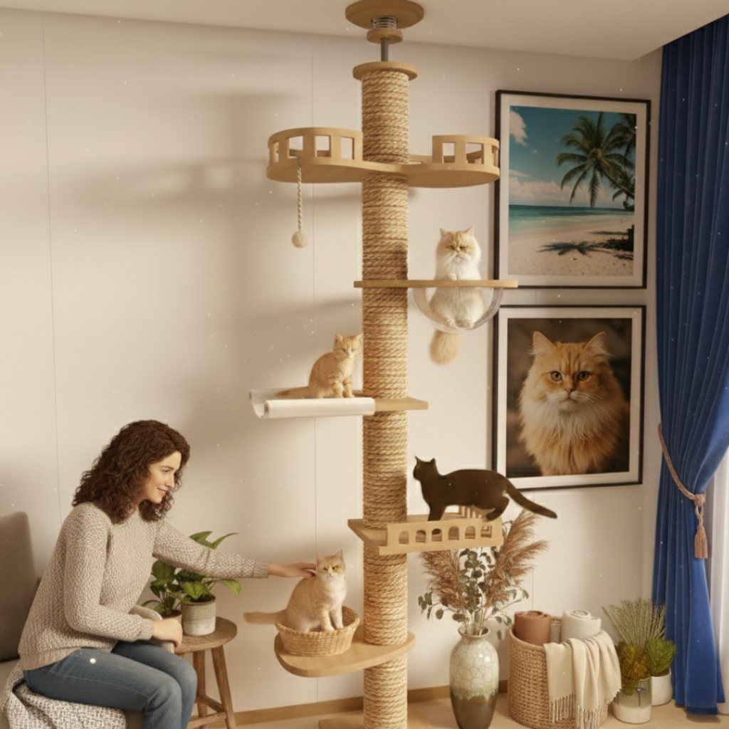 Arbre à chat : L'Arbre Pilier "Skyview"