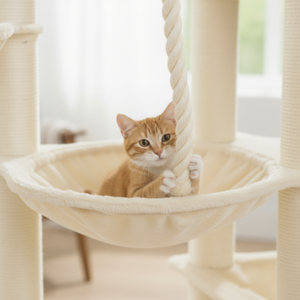 Arbre à chat : Le Refuge Cocooning Familial