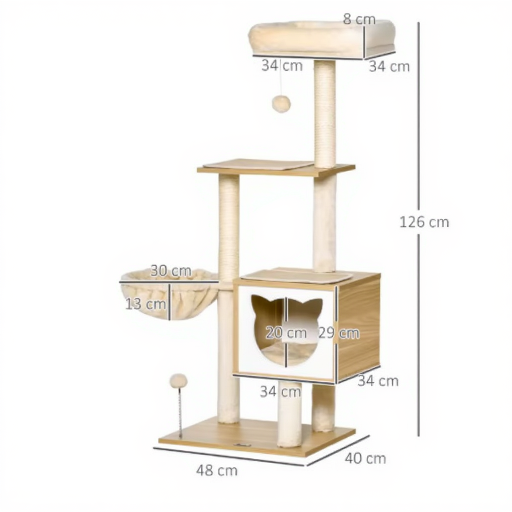 Arbre à chat : Le Meuble Cocoon Tête de Chat