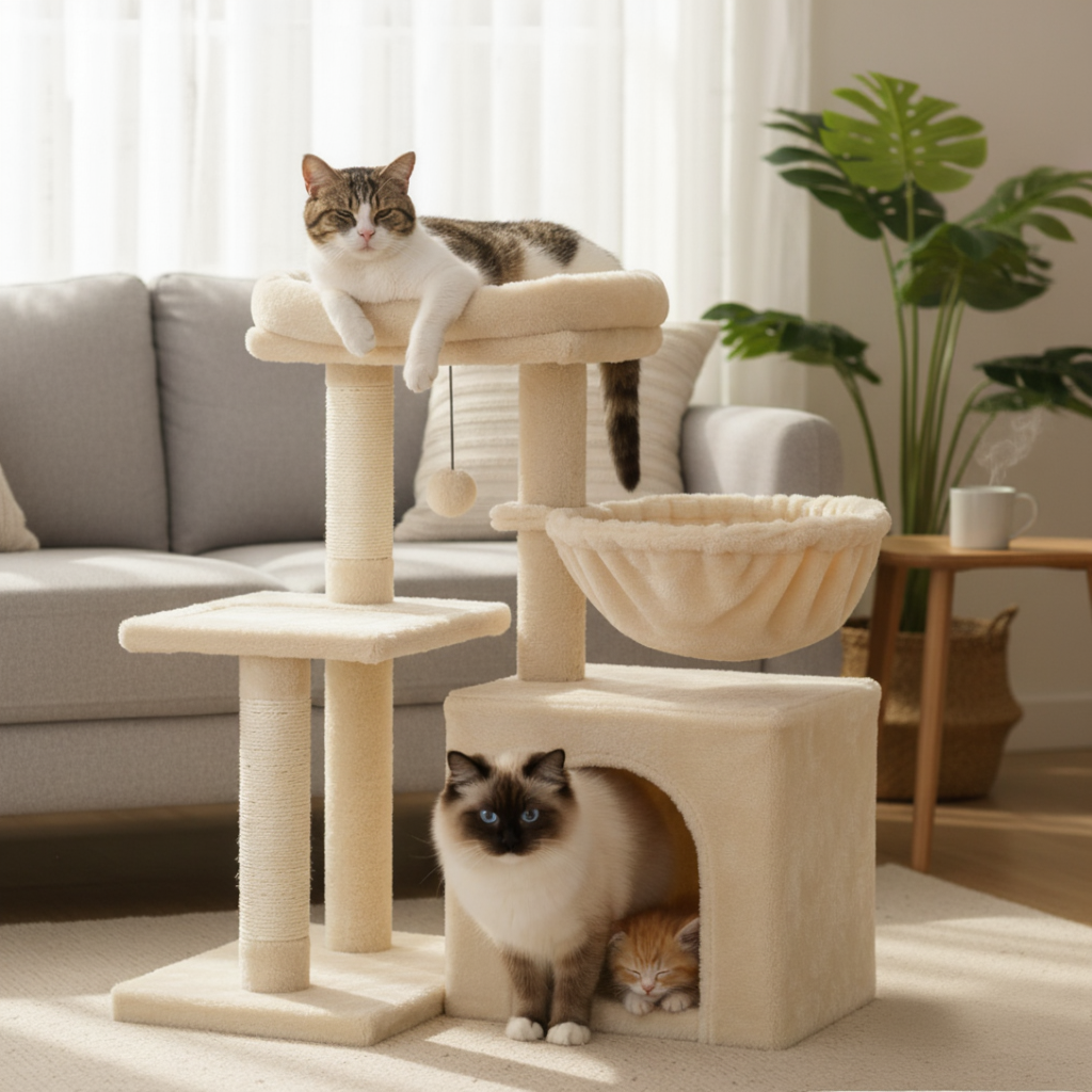 Arbre à chat : Le Meuble Cocon Junior