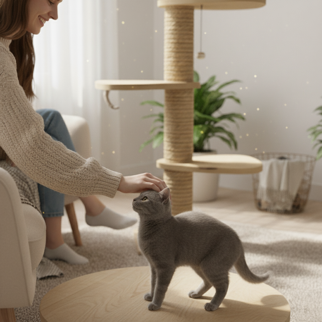 Arbre à chat : Le Poteau SkyLuxe