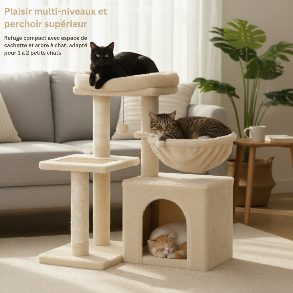 Arbre à chat : Le Meuble Cocon Junior