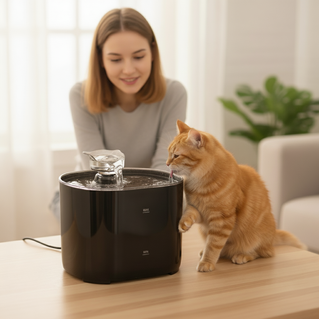 Fontaine à eau chat : Le Puits de Vie