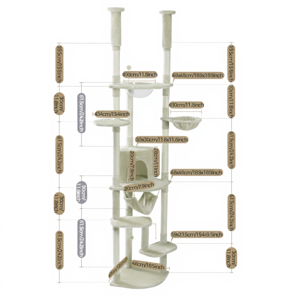 Arbre à chat : Le Pilier Royal Duplex