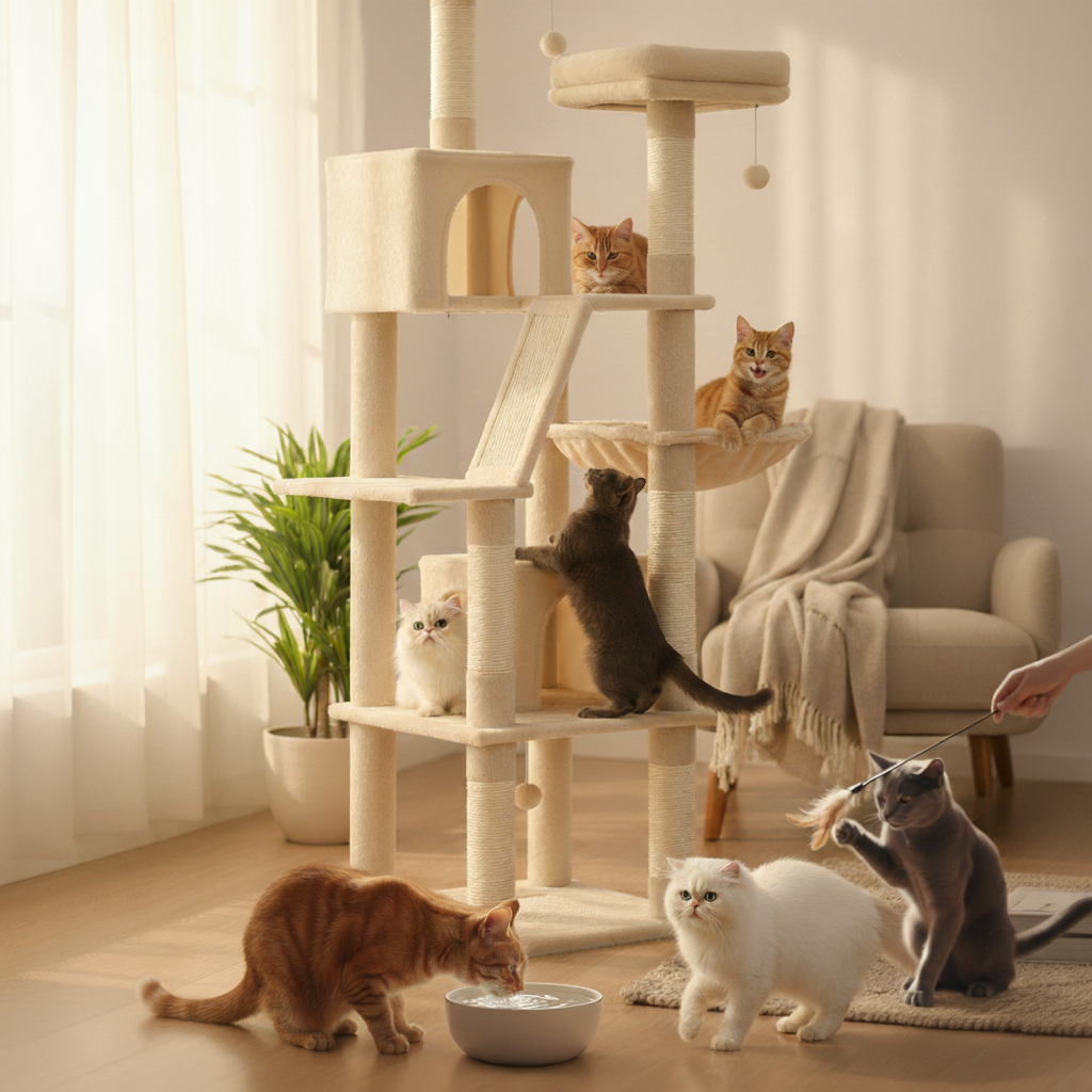 Arbre à chat : Le Refuge Panoramique Duo