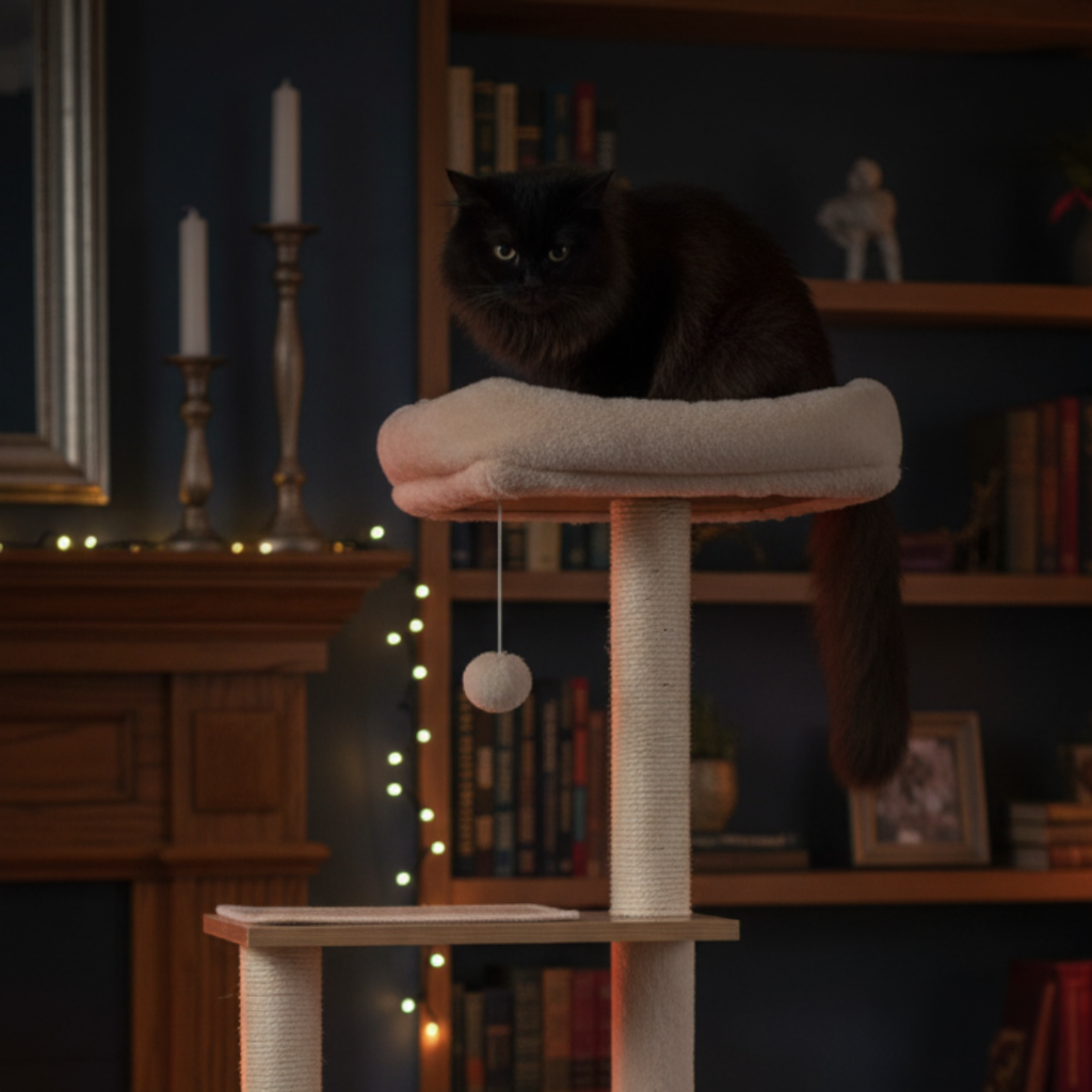 Arbre à chat : Le Meuble Cocoon Tête de Chat