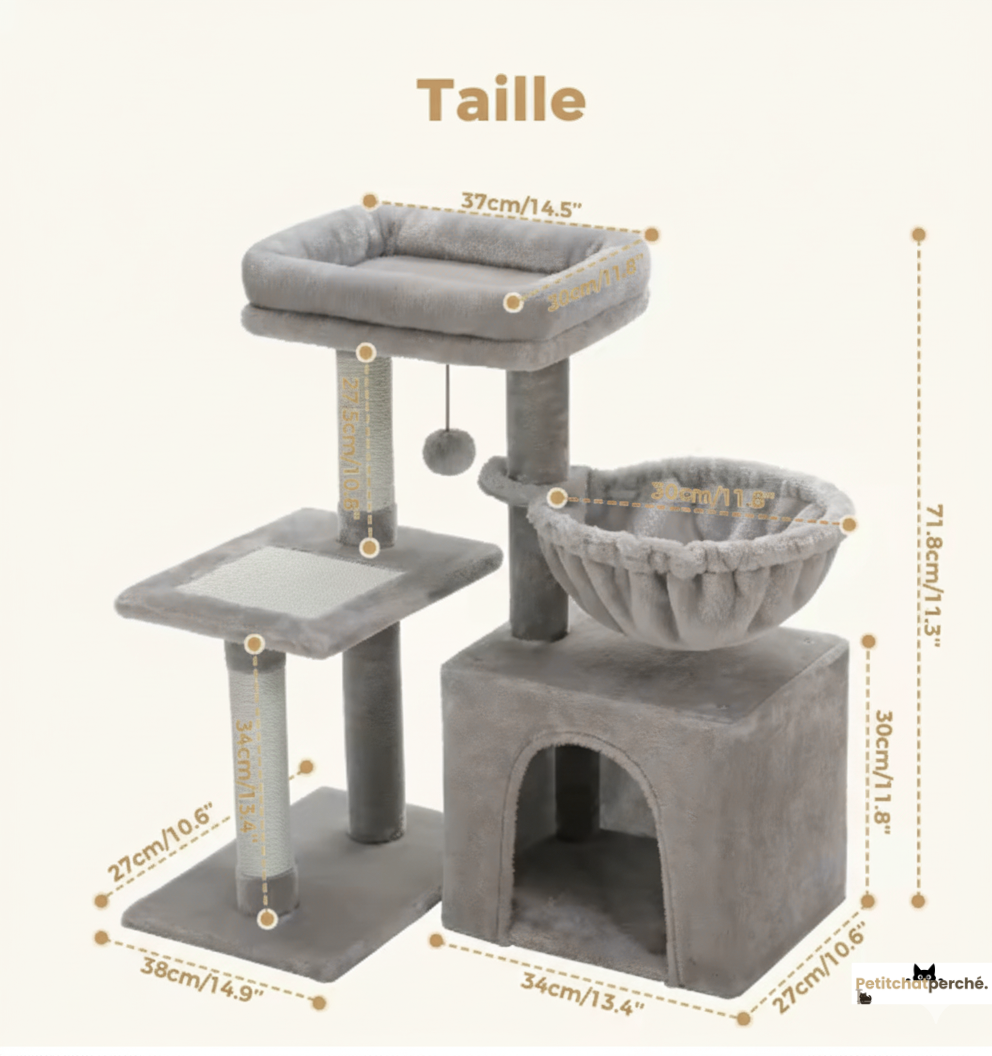 Arbre à chat : Le Meuble Cocon Junior
