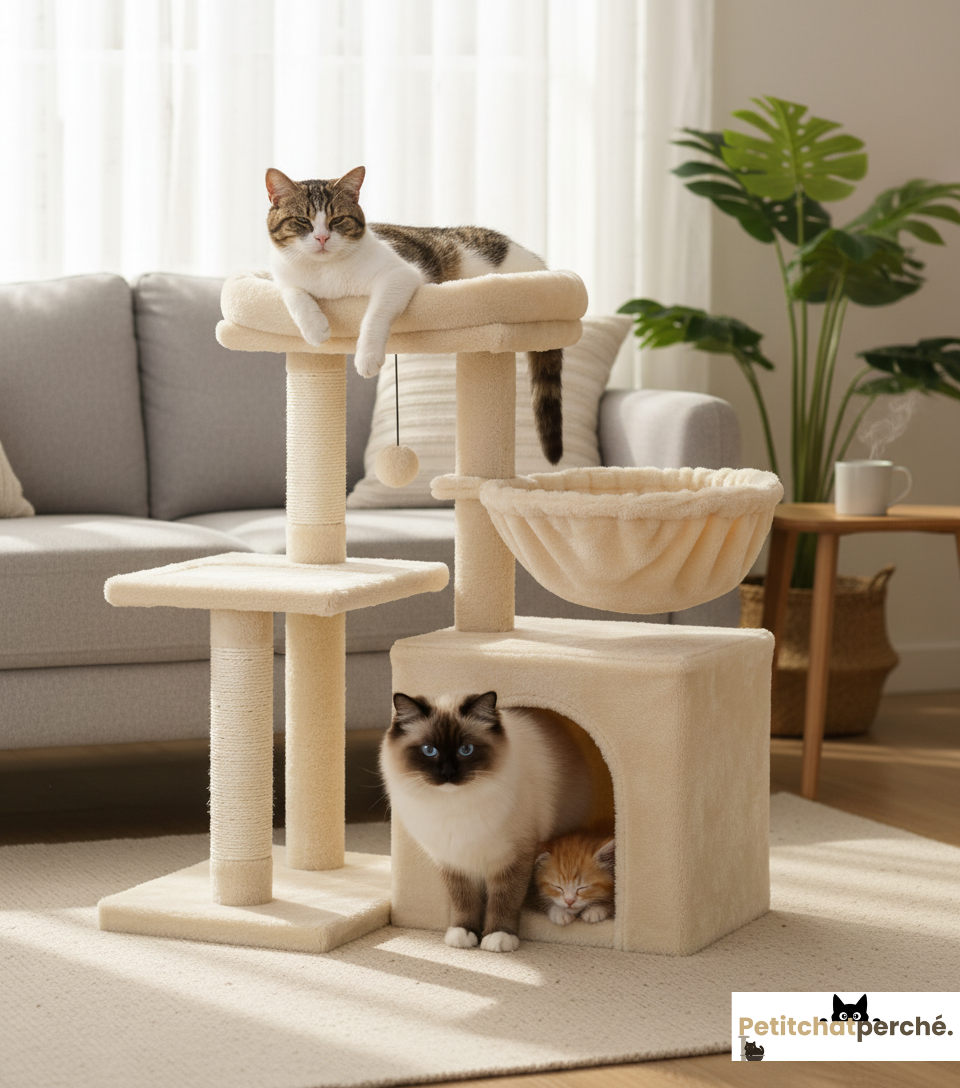Arbre à chat : Le Meuble Cocon Junior