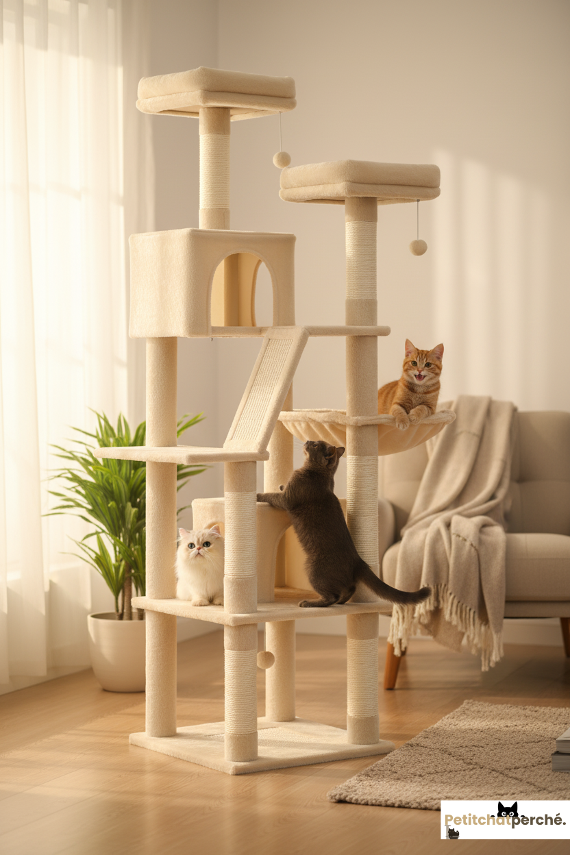 Arbre à chat : Le Refuge Panoramique Duo