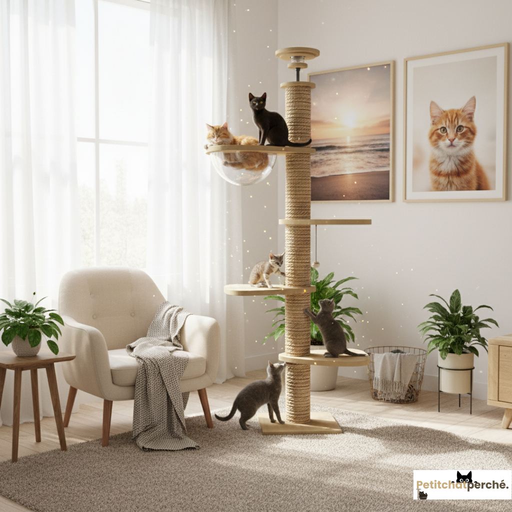 Arbre à chat : Le Poteau SkyLuxe