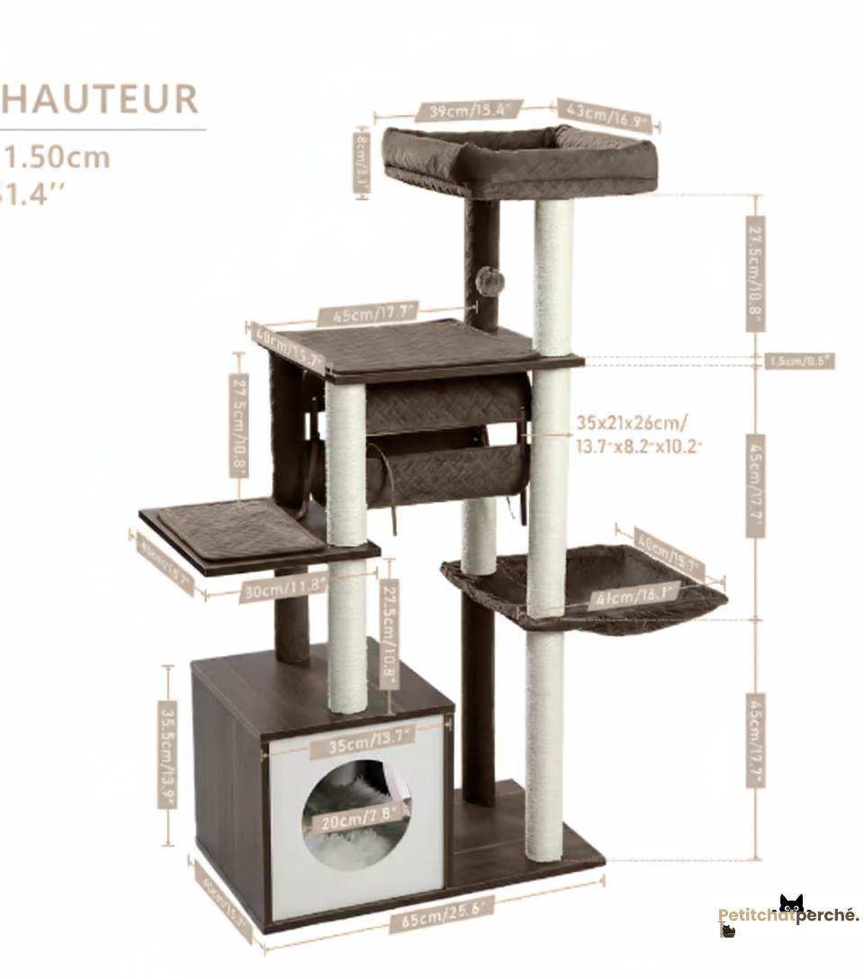 Arbre à chat : Le Cocon Élégance