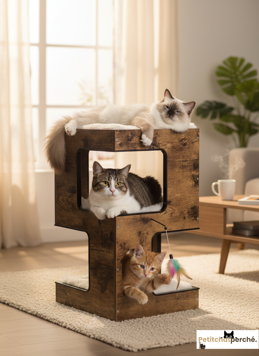 Arbre à chat : La Table Cubique Cosy