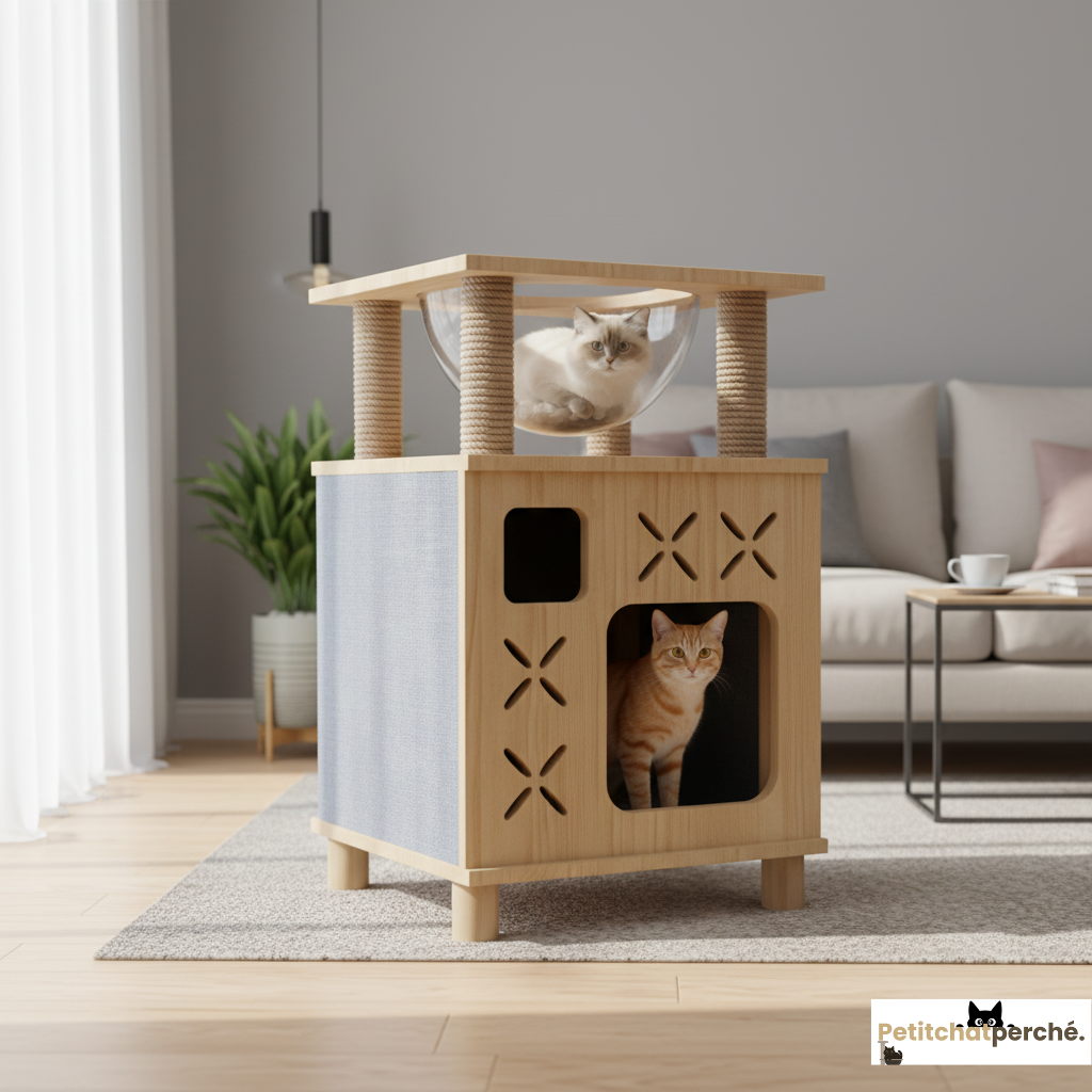 Arbre à chat : L'Abri Cocoon