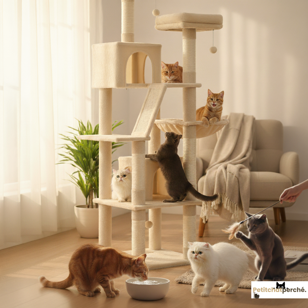 Arbre à chat : Le Refuge Panoramique Duo