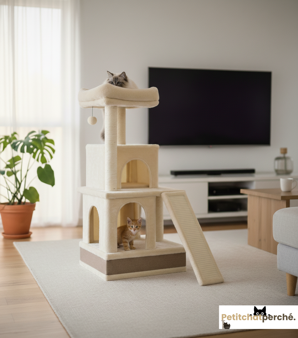 Arbre à chat : Le Duplex Félin