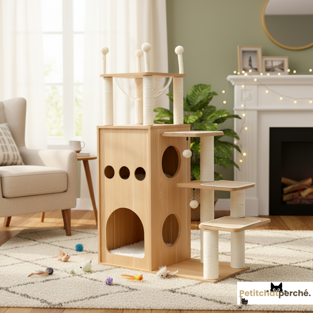 Arbre à chat : L'Arbre Bibliothèque