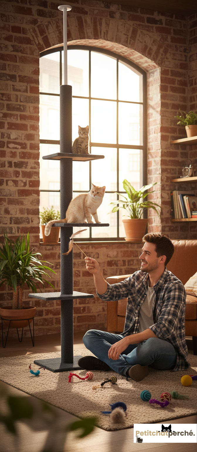 Arbre à chat : La Tour Télescopique XXL