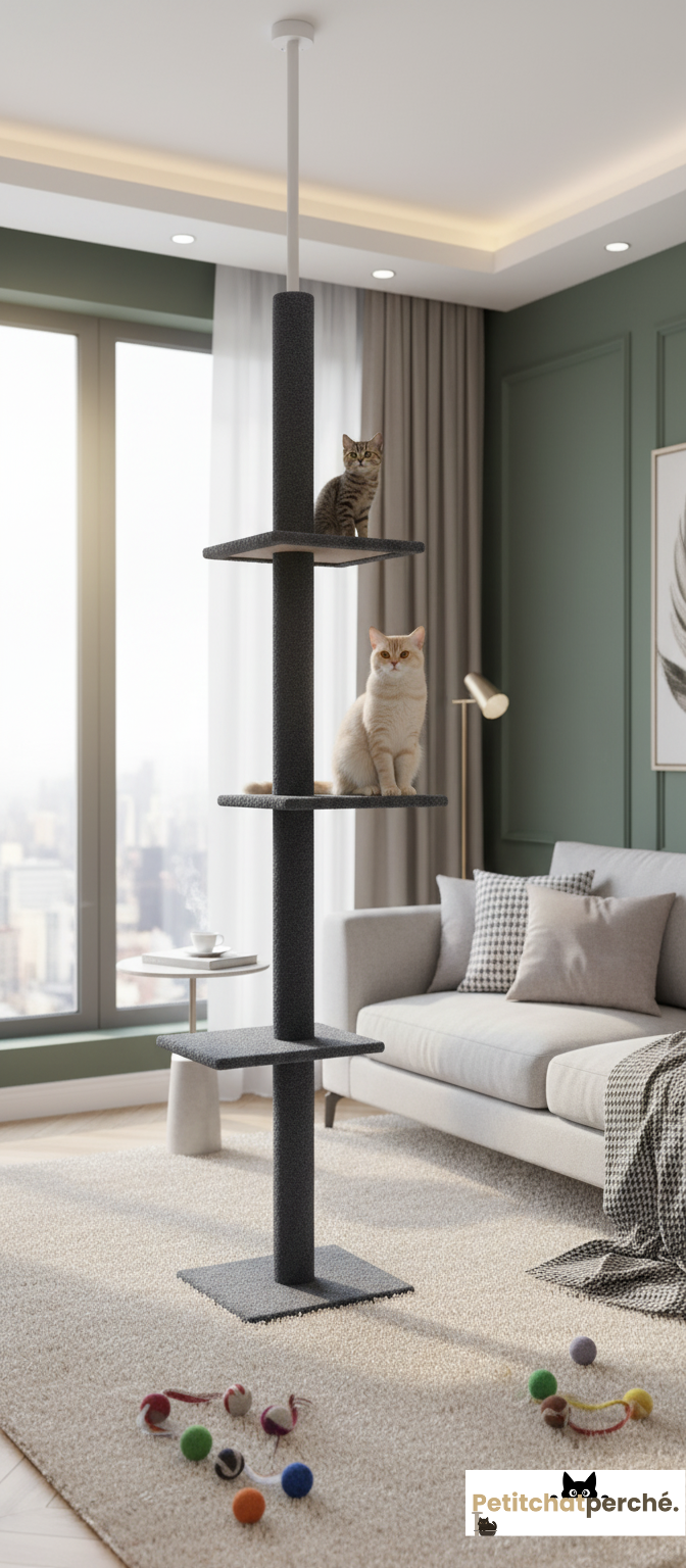 Arbre à chat : La Tour Télescopique XXL