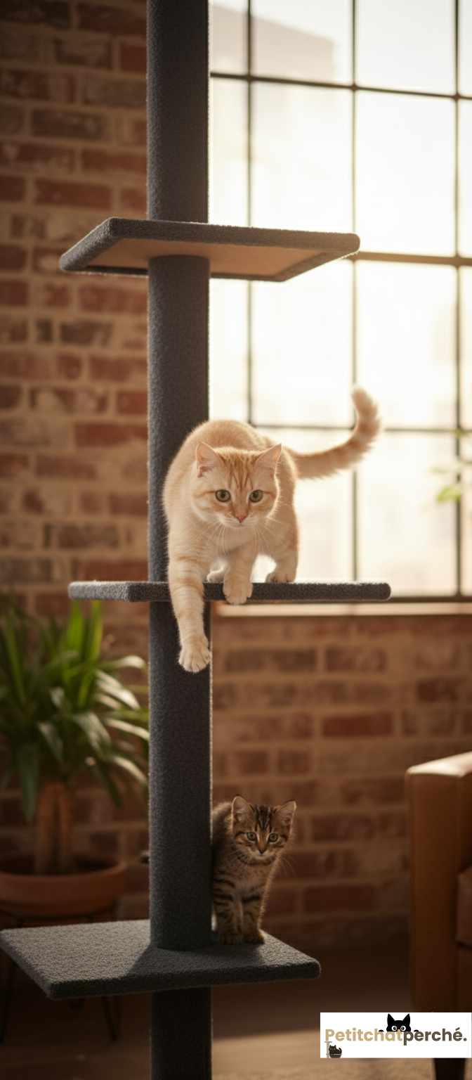 Arbre à chat : La Tour Télescopique XXL