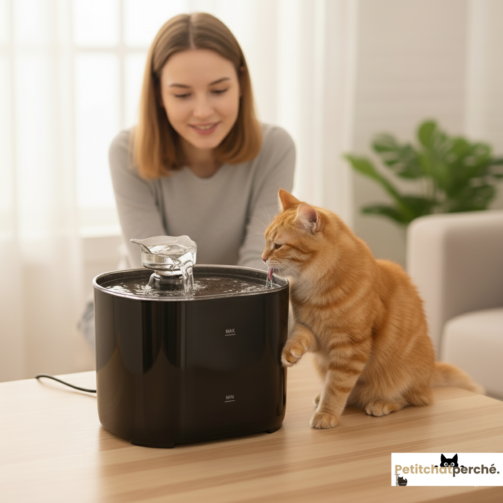 Fontaine à eau chat : Le Puits de Vie