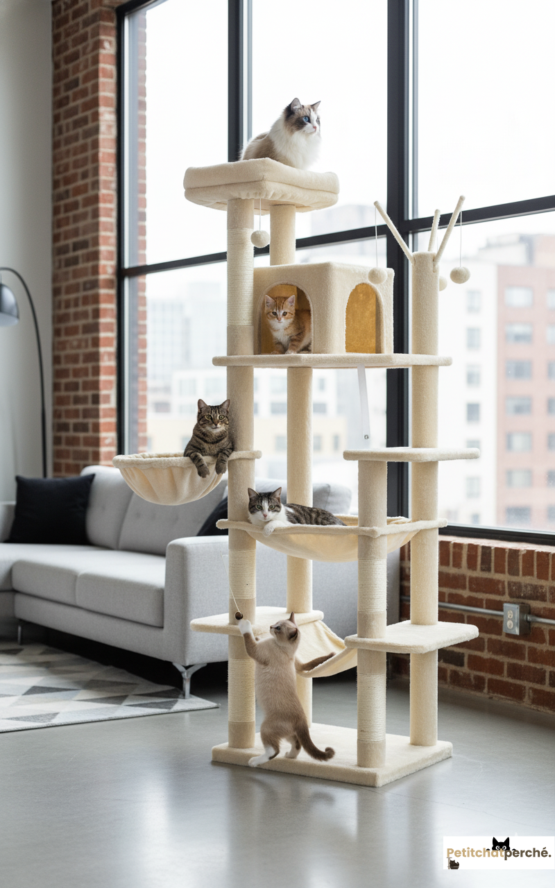 Arbre à chat : L'Hôtel des Félins