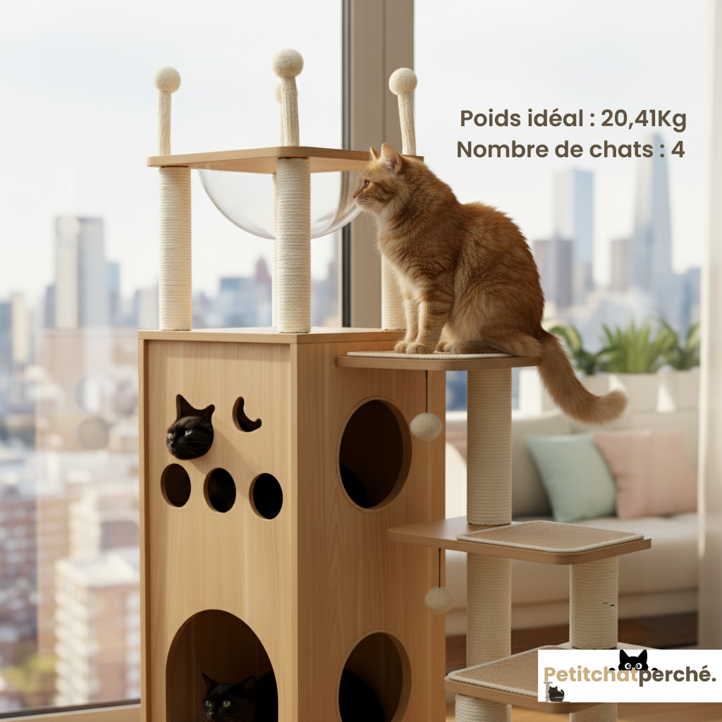 Arbre à chat : L'Arbre Bibliothèque