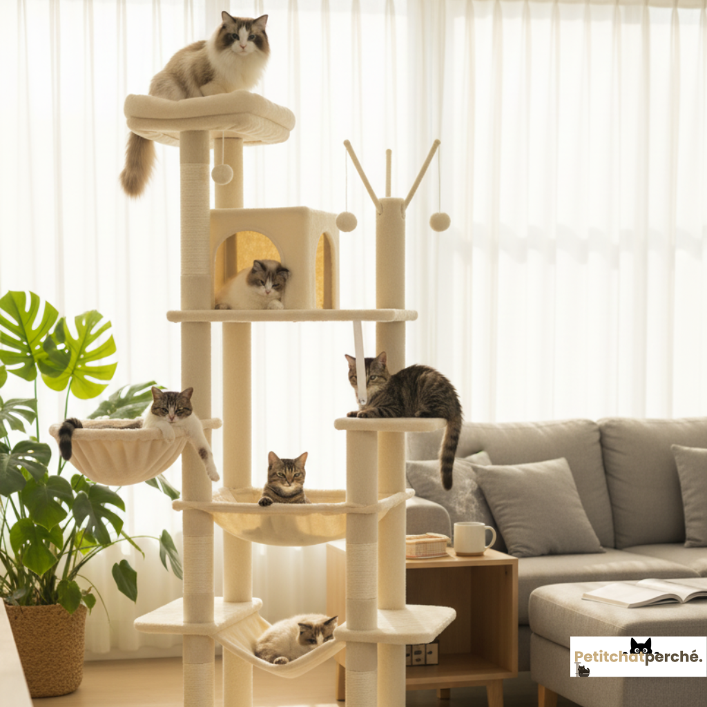 Arbre à chat : L'Hôtel des Félins