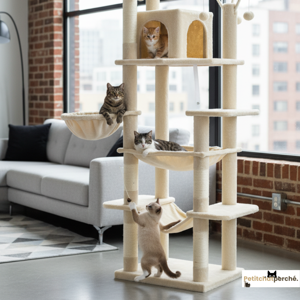 Arbre à chat : L'Hôtel des Félins