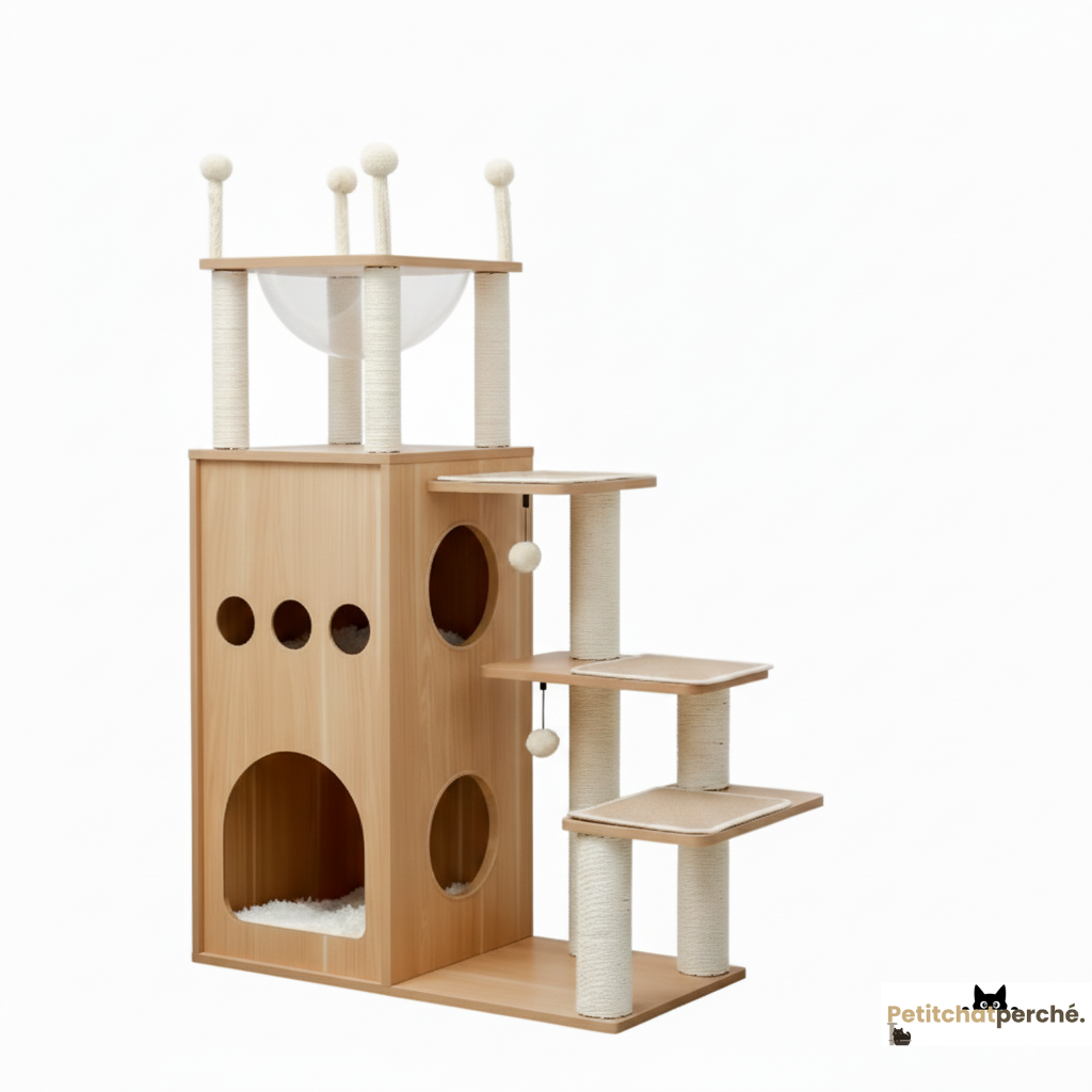 Arbre à chat : L'Arbre Bibliothèque