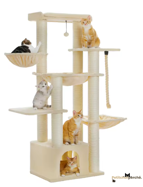 Arbre à chat : Le Refuge Cocooning Familial
