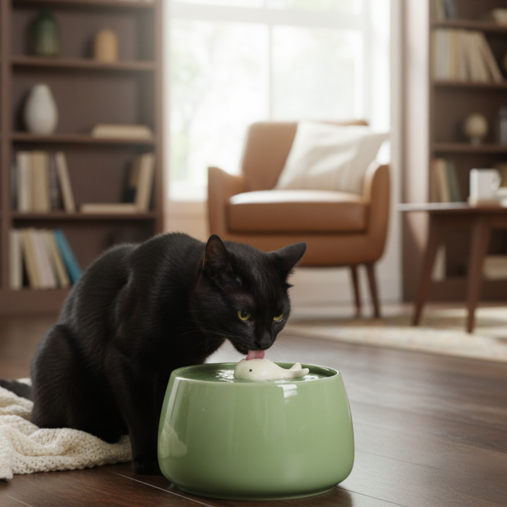Fontaine à eau Chat : Le Bassin Zen
