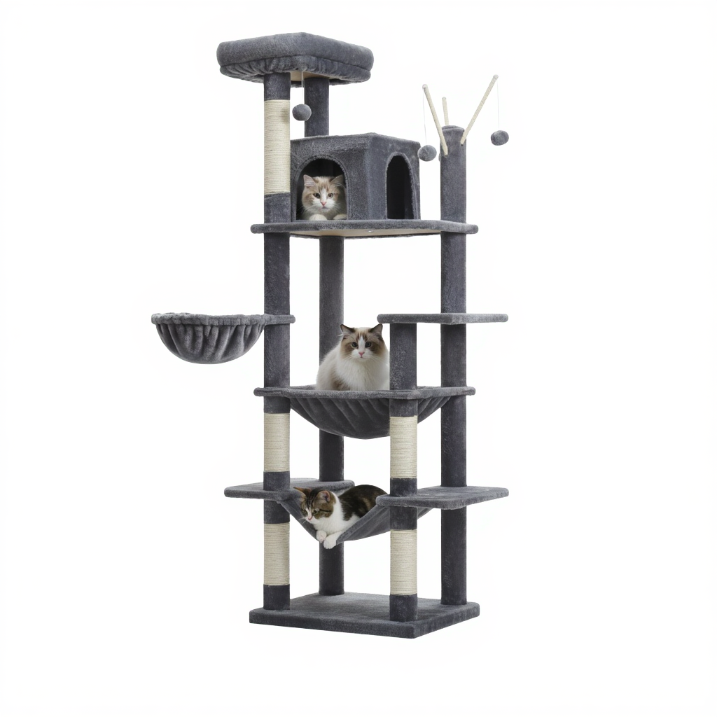 Arbre à chat : L'Hôtel des Félins