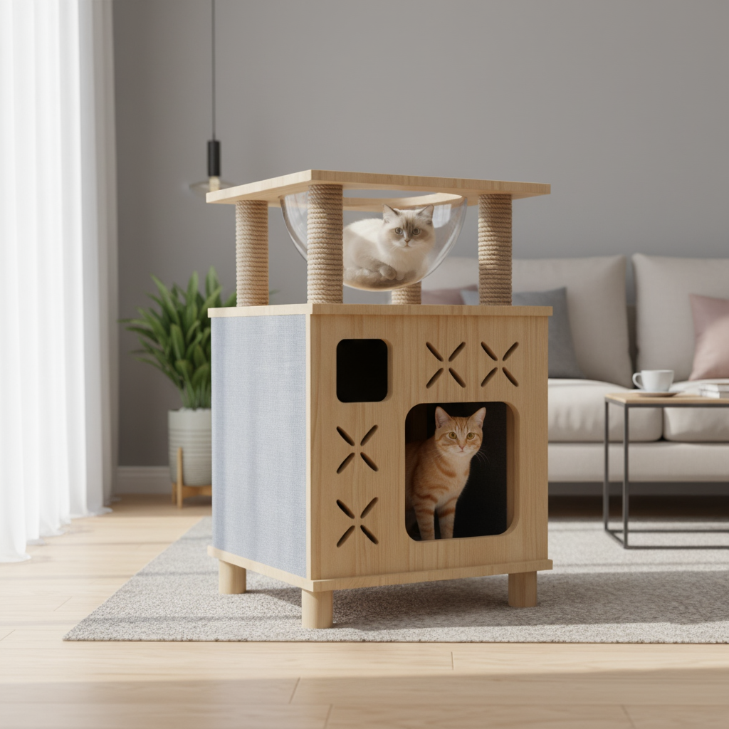 Arbre à chat : L'Abri Cocoon