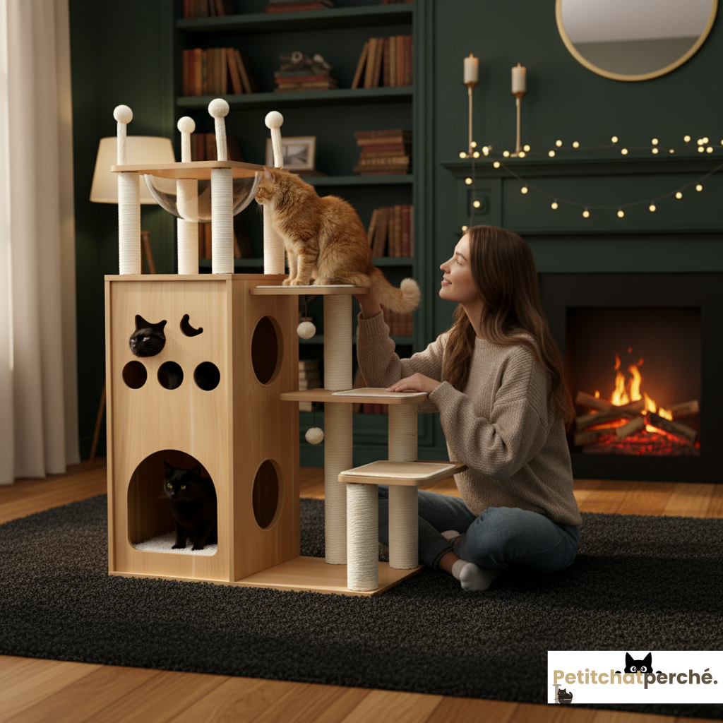 Arbre à chat : L'Arbre Bibliothèque