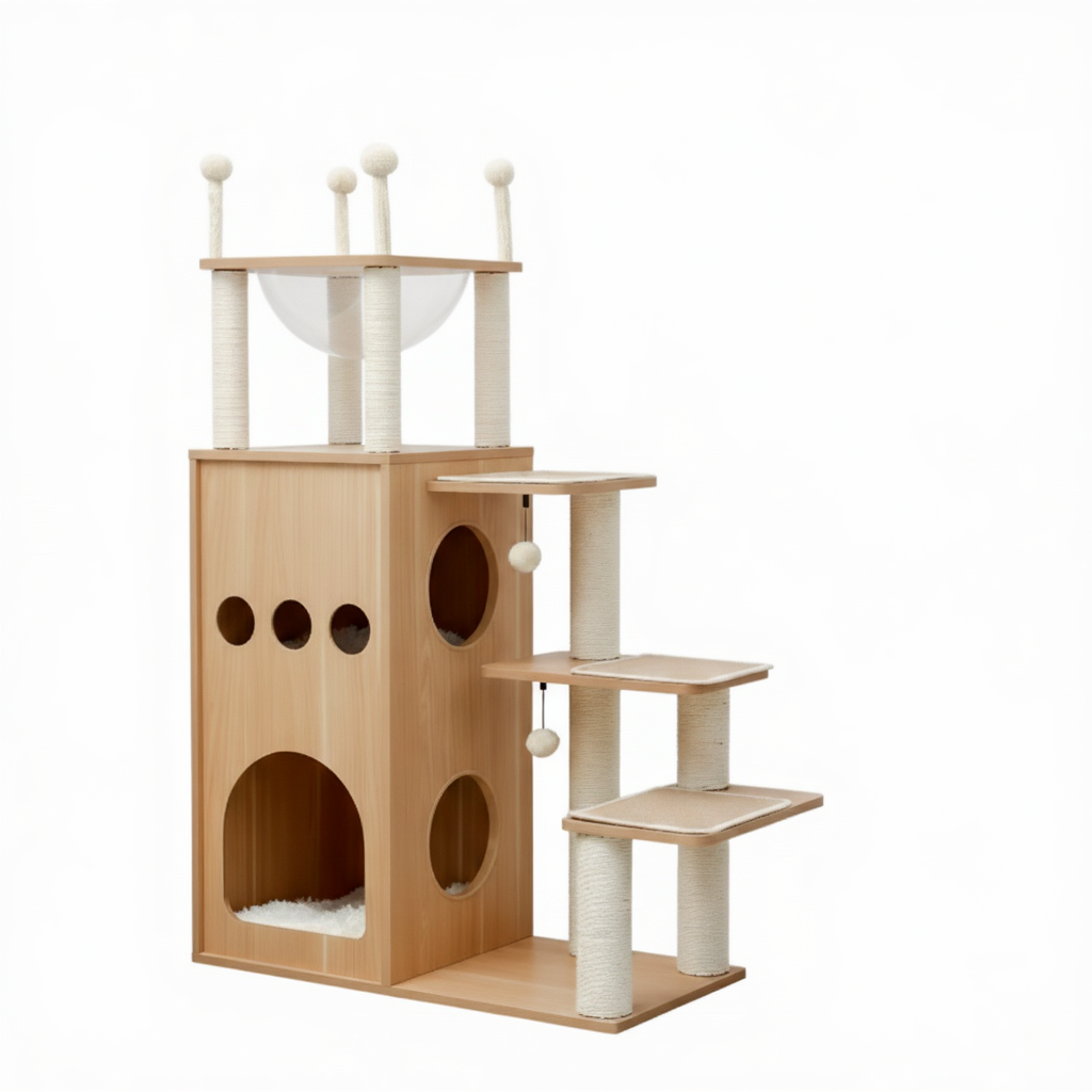 Arbre à chat : L'Arbre Bibliothèque