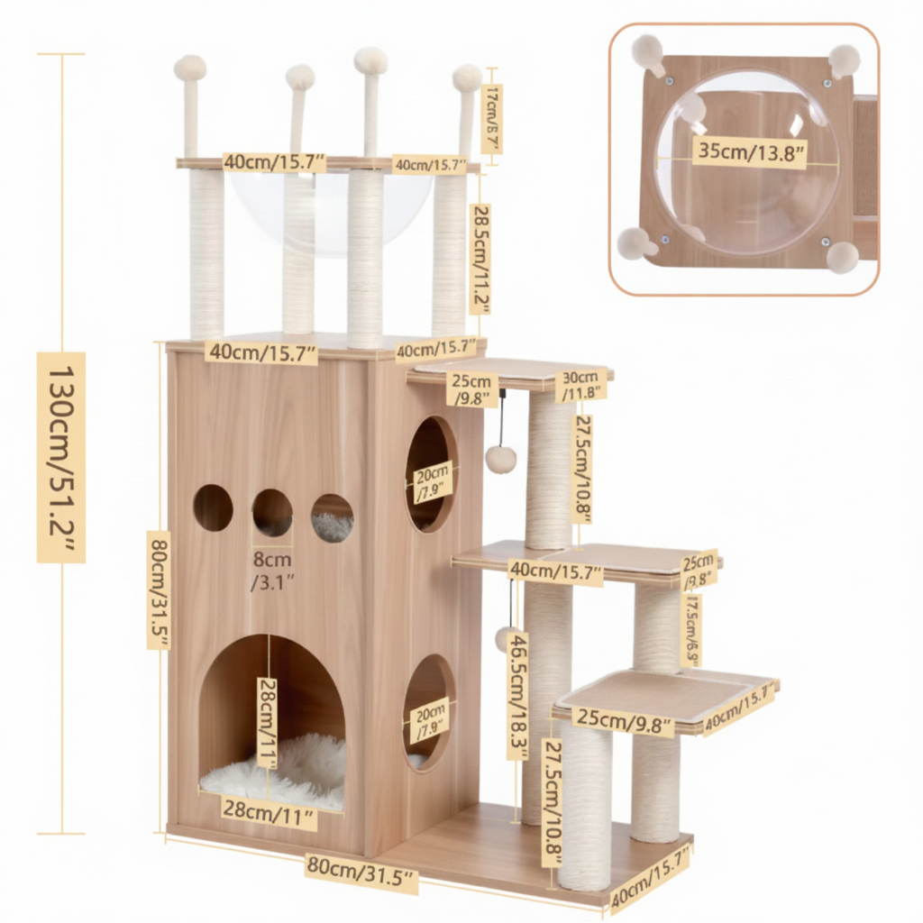 Arbre à chat : L'Arbre Bibliothèque